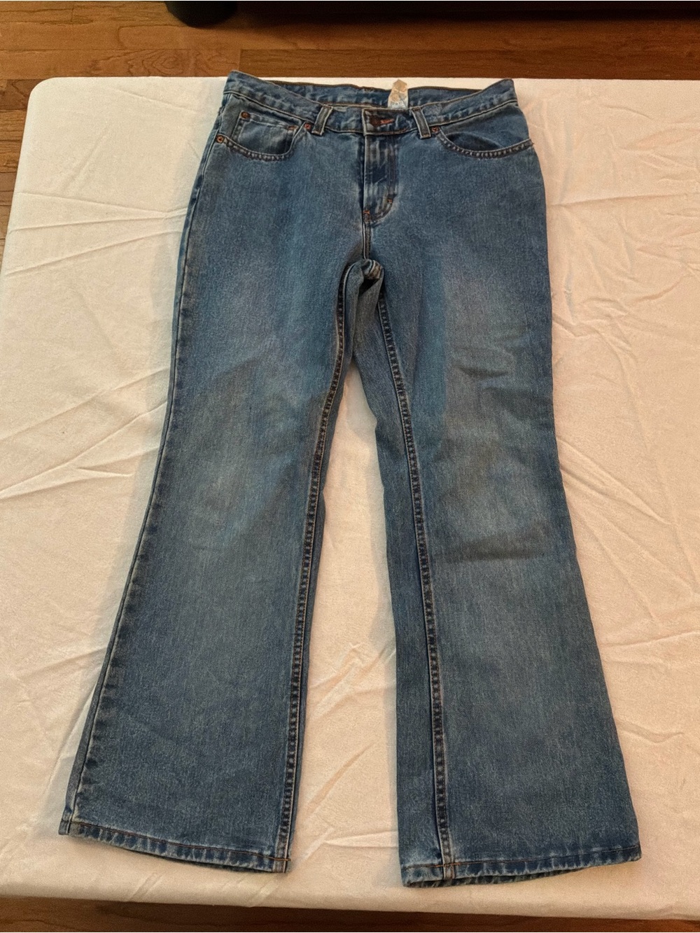 ******* Jordache Blue Flare Jeans - Vintage Wash b4 *******